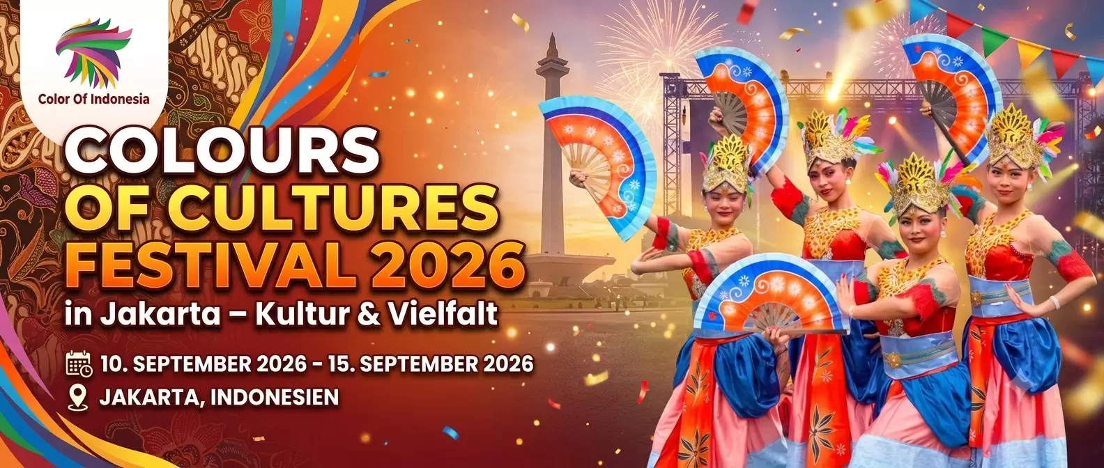 Colours of Cultures Festival 2026 in Jakarta – Kultur & Vielfalt